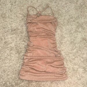 Princess Poly minidress light pink sparkly
